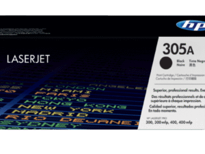 HP 305A BLACK ORIGINAL LASERJET TONER CARTRIDGE (CE410A)