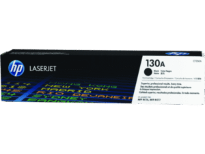 HP 130A BLACK ORIGINAL LASERJET TONER CARTRIDGE (CF350A)