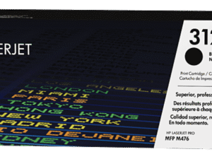 HP 312A BLACK ORIGINAL LASERJET TONER CARTRIDGE (CF380A)