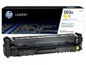 HP 203A Yellow Original LaserJet Toner Cartridge (CF542A)