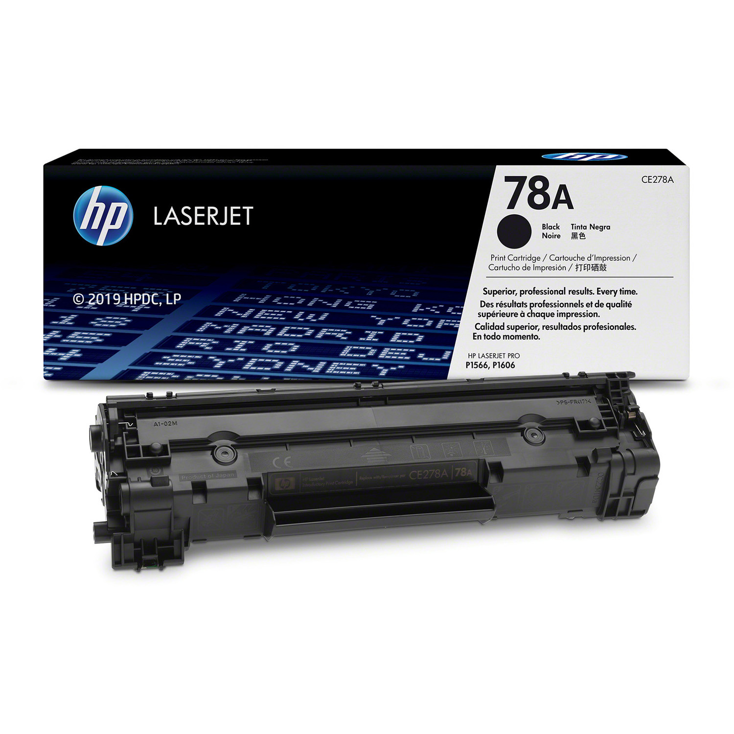 HP 78A BLACK ORIGINAL LASERJET TONER CARTRIDGE (CE278A)