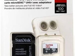 SanDisk MicroSD Class 10 – 128GB