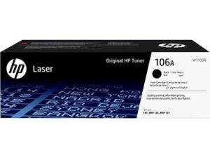 HP 106A Black Original Laser Toner Cartridge (W1106A)
